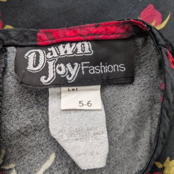 Vintage Rose Print Slip Dress - Picture 5 of 5